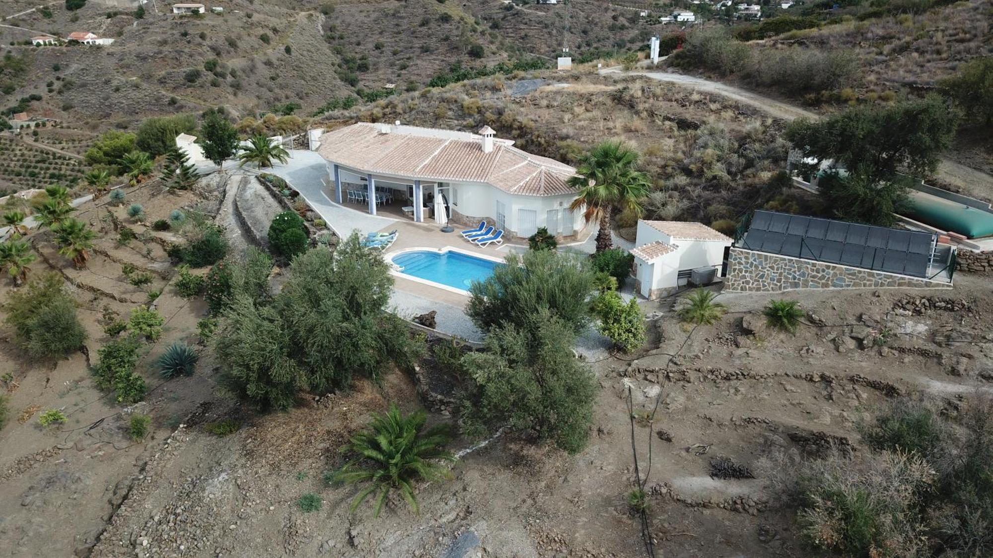 Villa Camakini With Heated Pool And Sea View Arenas  Extérieur photo